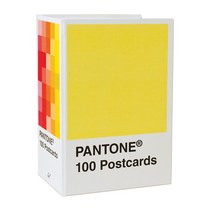 팬톤 컬러칩 엽서 100장 소장용 포스트카드 세트, 단품