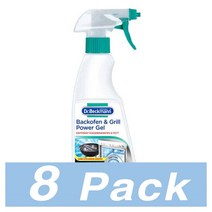 닥터베크만 Backofen 오븐 그릴 파워 젤 청소 세제 Dr. Beckmann Grill 375Ml 8개