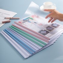 쫄대파일 a4 클리어 화일 투명 계약서 서류 파일철 10매