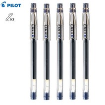 PILOT 하이테크-C 0.3mm 5개 파일롯트 HI-TEC-C 젤 잉크 볼펜, 블루5개
