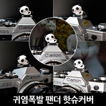 Zoom-AI 푸바오 팬더 캐릭터 핫슈 보호 커버 DSLR 미러리스 판다핫슈, 1개, 팬더 핫슈커버