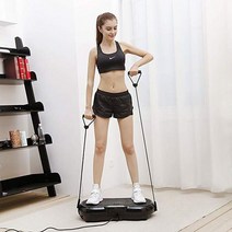 홈 트레이닝 쉐이크 보드 진동 덜덜이 전신 운동 기구 블루투스 슬리밍 바디 쉐이핑 머신 피트니스, 본상품, 블랙