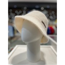 루이까스텔[NC강남] 22F/W LOUIS CASTEL 여성 골프모자 가죽 장식 버킷햇, 아이보리