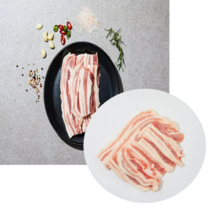 국산 삼겹살 10mm 1.8kg 벌집삼겹살 갈매기살 돼지등심 등갈비 냉동삼겹살, 삼겹살 10mm 600g