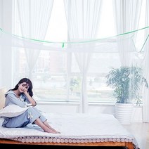 두드림 사각 방장 모기장(1인용)침대방충망 싱글 원룸, 본상품선택