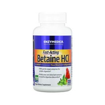 [엔자이메디카] 베타인 HCl 120캡슐 Enzymedica Betaine HCl