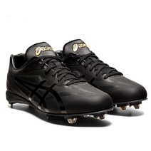아식스 골드 스테이지 인조잔디 스파이크 야구화 블랙