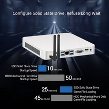 XCY 미니 PC 컴퓨터 인텔 코어 i7 4500U i5-4200U 337U 프로세서 Windows 0 pro Linux 게임 4K UHD HTPC VG, 01 4G RAM 128G SSD WIFI, 01 Core i3-6100U