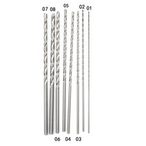 1 개 1.5 5mm 직경 엑스트라 롱 HSS 스트레이트 생크 오거 트위스트 드릴 비트 160mm, [04] 5X160mm, 04 5x160mm