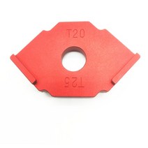 개/대 알루미늄 합금 목공 트리밍 반경 지그 라우터 템플릿 R5 R10 R15 R20 R25 R30 R35 R40, T20-T25