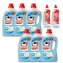 오미노비앙코 액체 드럼세탁세제 + 얼룩세제, 2L 6병+얼룩제거제(500ml)2병