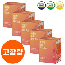 소화효소제 역가수치 높은 곡물 발효효소 임산부 유산균 함유 스틱포 포장 4g x 30포 5박스