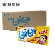 오리온 배배 / 박스 대용량 아기 전지분유 쿠키 과자 스낵 / 간식 주전부리 학원 유치원 어린이 유아, 80gx20입