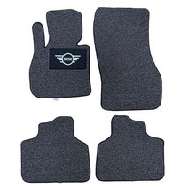 BMW 미니 테일 매트 쿠퍼 컨트리맨 트렁크 F60 F56 클럽맨 F55 자동차 차박매트 트렁크매트, BMW MINI 블랙 실크 링 플로어 매트