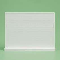 C2L T자 아크릴 쇼 가격판 메뉴판 케이스 A4 화이트 아크릴가격표 아크릴안내판 전시아크릴 가격표 스탠드이름표 네일가격표 가격표케이스