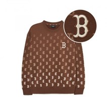 MLB 클래식 그라데이션 모노그램 오버핏 맨투맨 BOS (D.Brown)