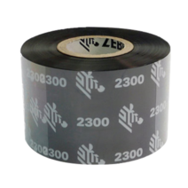 지브라 k2300 왁스리본 5롤 열전사 리본 바코드 라벨 프린터먹지, 50mm x 300M * 5롤