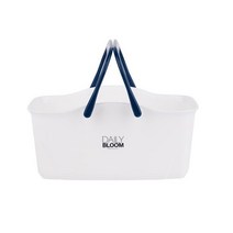 모두숍W6BB6B5 데일리블룸 목욕바구니(소-25x14x12cm) 욕실바구니 물빠지는목욕바구니 구멍목욕바구니 목욕탕바구니 샤워용품바구니 손잡이목욕바구니, 1