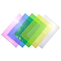 영오 반투명홀더 10매입 팩, 05-적색 (10매입 팩)