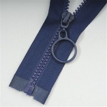 [케이로] 338085 펑크 아니 3 수지 지퍼 바느질 장식 컬러 풀러 침낭 의류 액세서리 IQ002, Closed tail 25cm, Navy