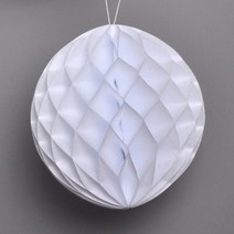 (파티 허니컴볼25cm화이트)꽃볼 페이퍼벌룬 페이퍼휠 파티장식, 상세페이지 참조