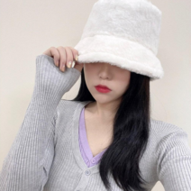 VANANA2 얼굴소멸 버킷햇 퍼 벙거지 방한 모자 3color