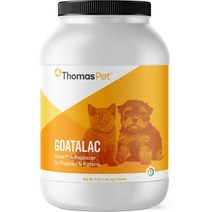 Thomas Labs Goatalac 염소 우유 대체제 분말 강아지 새끼 고양이 보충 교재, 4-lb bottle
