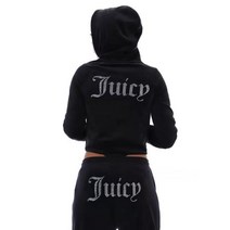 new Juicy 트랙수트 여성 두 조각 세트 벨벳 정장 지퍼 스웨터와 바지 운동복 여자 슈트