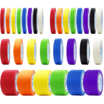 마스킹테이프 12mm 15mm 24mm 48mm x 10M 8컬러 아이보리, 녹색, 1개