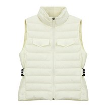 인스타 하이앤드 브랜드 바스키아브루클린 벨티드 구스 다운 베스트 여성 WHITE