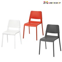 [당일출고] 이케아 TEODORES 의자/식탁의자/책상의자/플라스틱의자, 화이트 703.509.38, 1개