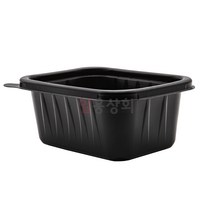 사각 죽용기 JH 1310 대 400ml 300세트 검정, 단품, 단품