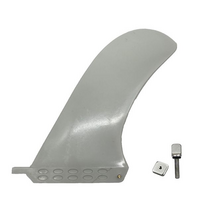 패들보드 서핑 공기패들보드 서핑보드 서프보드 서핑용품 9.5 인치 서핑 핀sup 핀패들 핀롱 보드 센터 핀 단일 핀 나일론 플라스틱 서핑 핀 블랙화이트 색상, 하얀색