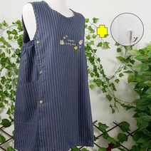 옆주머니 앞치마 편한 어린이집 교사 원피스 백지영 다이소, 커피