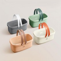 HND 휴대용 물빠짐 목욕바구니, 소-그린