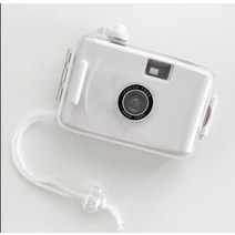 필름 카메라 포인트 앤 슛 카메라 미니 레트로 필름 방수 일회용 카메라 크리 에이 티브 기능 선물 후지 35mm 필름, 하얀