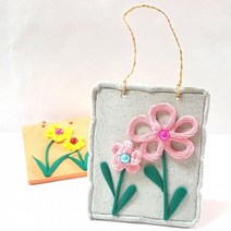 크림클레이 데코찰흙 5인용 꽃액자만들기 오감발달