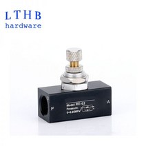 정유량밸브 유량 밴드 교환기 공압 스로틀 밸브 ASC 06/08/10/15/25/32/40/50 RE01 02 03 04 속도 조절 밸브, ASC-08