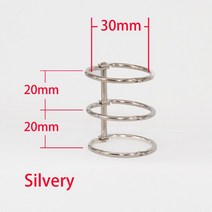 금속 도금 루스 리프 북 바인더 힌지 링 바인딩 링 니켈 데스크 캘린더 서클 카드 키 앨범 3, 3cm 1pcs 3