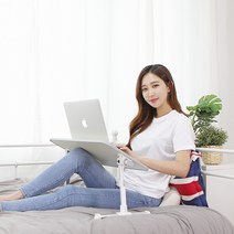 인체공학 높낮이 각도조절 캠핑 데스크 베드트레이 S7, 상세페이지 참조