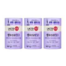 종근당건강 락토핏 슬림 생유산균 프로바이오틱스 2g x 60포 3통, 120g, 3개