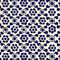 [수입포장지] Clematis Blue, 블루