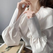 아이엠몽 여성 프릴 케이프 빅카라 블라우스 셔츠 케퓨