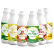 쉘몬 과육첨가 음료베이스 과일농축액 자몽 복숭아 자두 체리 깔라만시 오렌지 한라봉 1kg, 복숭아 농축액 베이스 1kg