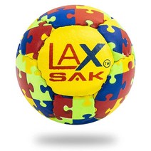 Lax Soft Practice 라크로스Cross 볼 규정 볼과 동일한 무게 및 사이즈 집 내부 실외 연습에 적합 바운스 감소 최소한의 리바운드 퍼즐 3팩, 3 Pack