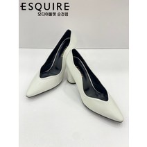 에스콰이아 여성 물결 펌프스힐 EQ0SHP516WH2