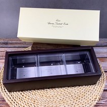 아이보리D898쿠키박스+쿠키통세트(3구) / 28x10.5X7cm 1개