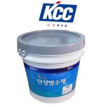 KCC 정품 숲으로 탄성 노출 방수재 16KG(녹색 회색) 1액형 옥상방수페인트, 회색, 16kg, 1개