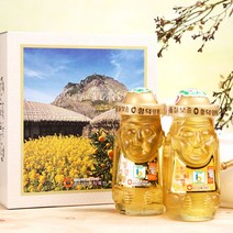 제주 생산 100% 꿀 2종 사양꿀 선물세트 밀감뀰 580g 유채꿀 580g, 제주꿀 2종 선물세트 1세트, 밀감뀰 580g+유채꿀 580g