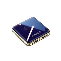 일체형 보조배터리 샤오미 보조배터리미니 보조베터리 빠른 충전 휴대용 30000mAh 디지털 디스플레이 외부, 03 Blue_01 30000mAh